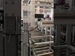 Installatie ter plaatse van een rollend transportband